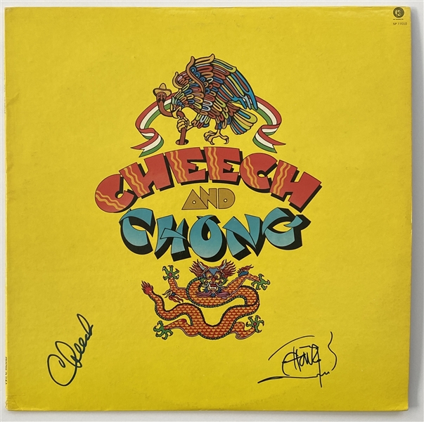 Cheech & Chong In-Person Dual-Signed Self-Titled Debut Record Album (John Brennan Collection) (BAS Guaranteed)