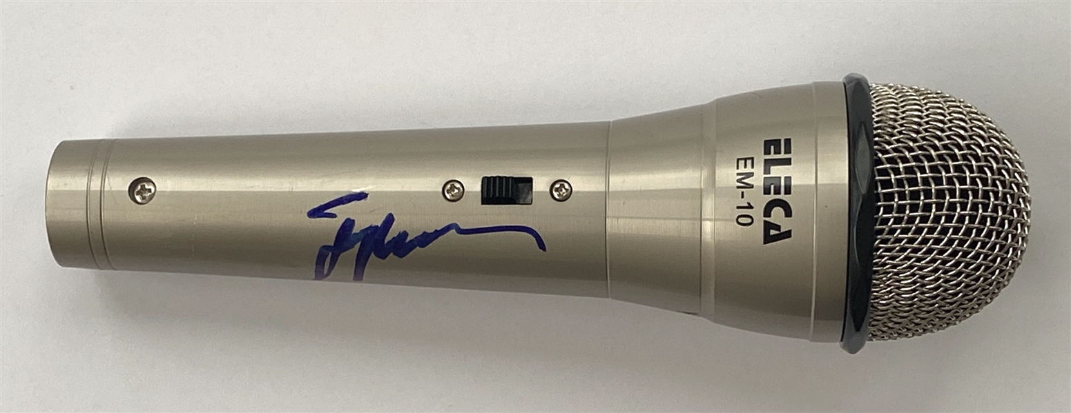 Three Tenors: Jose Carreras In-Person Signed Microphone (John Brennan Collection) (BAS Guaranteed)