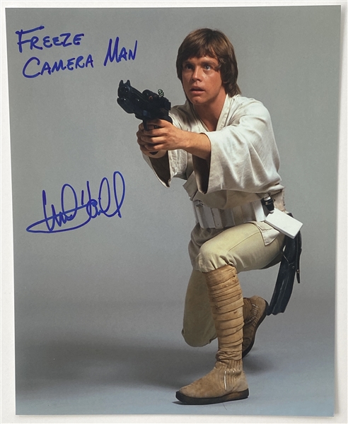 Star Wars: Mark Hamill 8” x 10” Signed Photo from “The Empire Strikes Back” With Wonderful Inscription (Beckett/BAS Guaranteed)