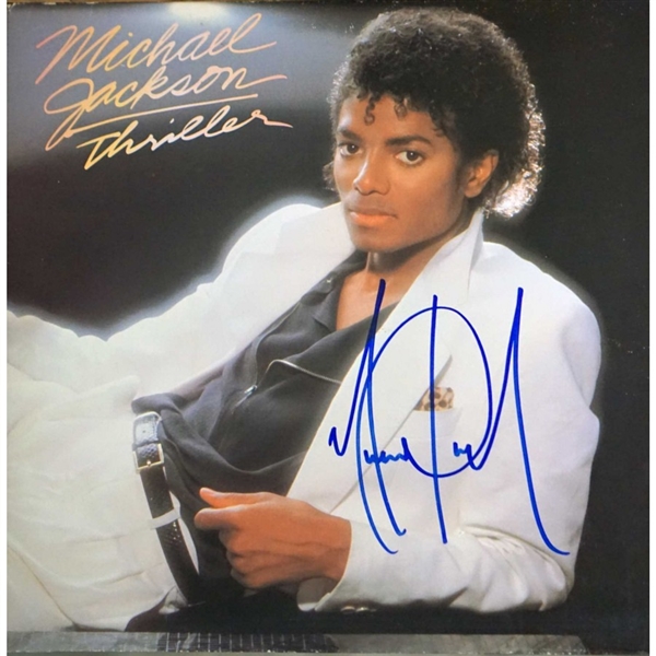 Impeccable Michael Jackson Signed "Thriller" Album (PSA Authenticity) 