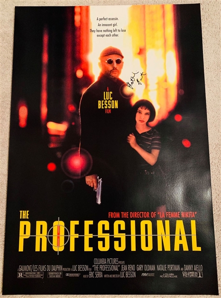 Natalie Portman “The Professional” Signed One-Sheet Movie Poster (JSA Authentication)