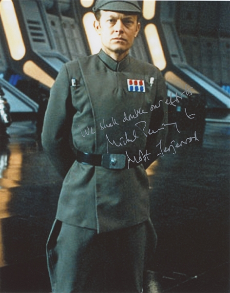 Star Wars: Michael Pennington Moff Jerjerrod 8” x 10” Signed Photo from “Return of the Jedi” (Beckett/BAS Guaranteed) 