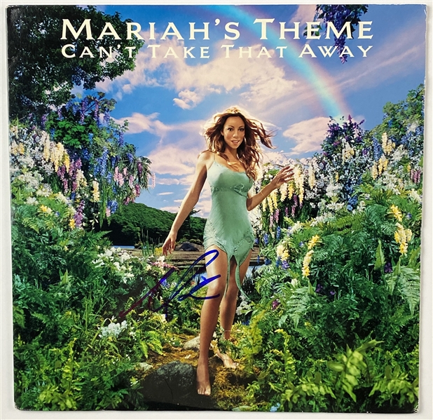 Mariah Carey In-Person Signed “Can’t Take That Away (Mariah’s Theme)” 12” Single Record (John Brennan Collection) (BAS Guaranteed)