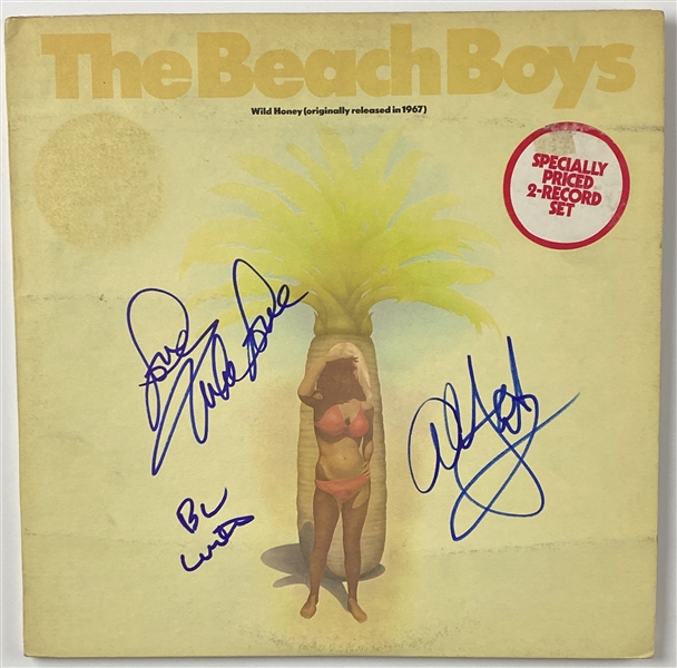 Beach Boys In-Person Group Signed “Wild Honey & 20/20” Album Record (3 Sigs) (John Brennan Collection) (BAS Guaranteed)