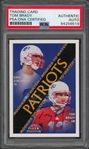Tom Brady Signed 2000 Fleer Traditions #352 Rookie Card with Desirable Rookie Era Autograph (PSA/DNA Encapsulated)