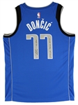 Luka Doncic Limited Signed Handwritten Rookie Stat Jersey (Fanatics)
