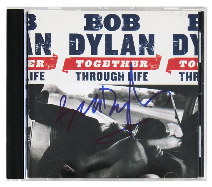 Bob Dylan Signed "Together Through Life" CD Cover Insert (JSA LOA)
