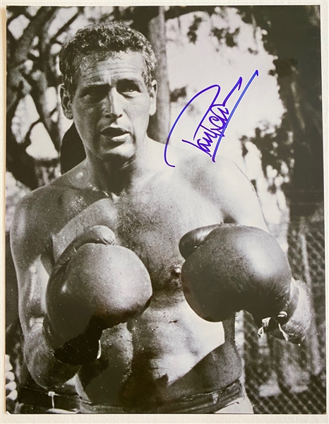 Paul Newman In-Person Signed 11" x 14" Color Photograph (Beckett/BAS Guaranteed)