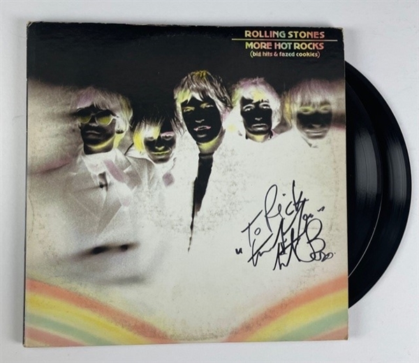 Charlie Watts Signed and Inscribed Rolling Stones "More Hot Rocks (big hits & fazed cookies)" Record Album*RARE!