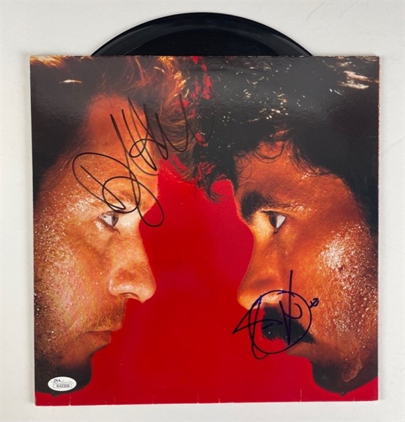 "H2O" Album, signed boldly on the cover by Daryl Hall & John Oates (JSA)