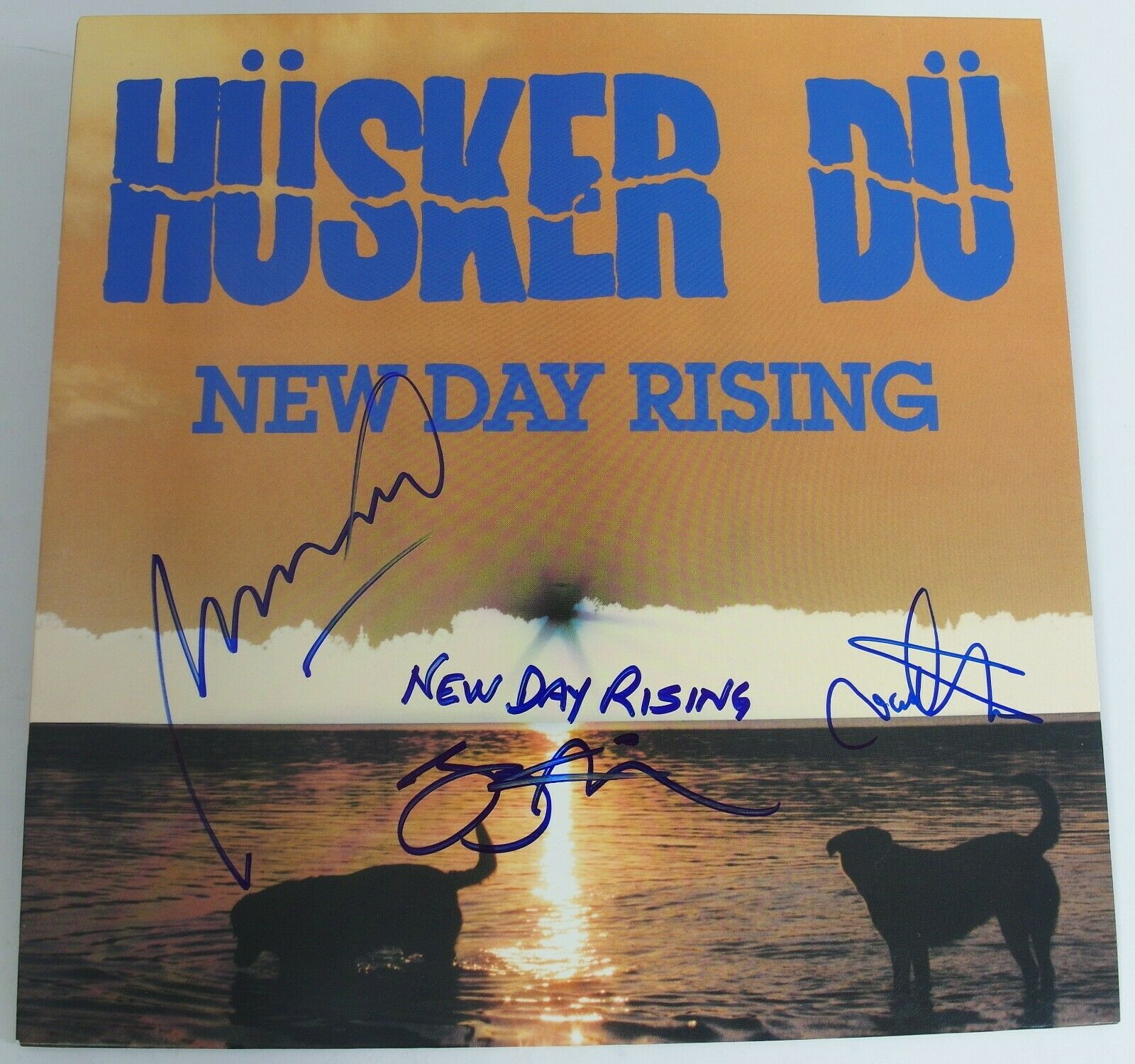 HUSKER DU: Group Signed New Day Rising Album (JSA)