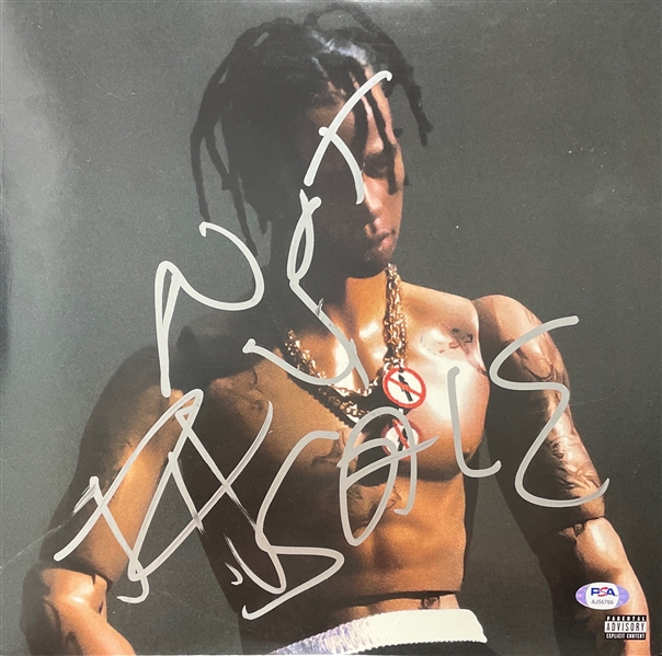 Travis Scott Autographed "Rodeo" Signed Album with Unique "Not for Sale" Inscription (PSA/DNA COA)