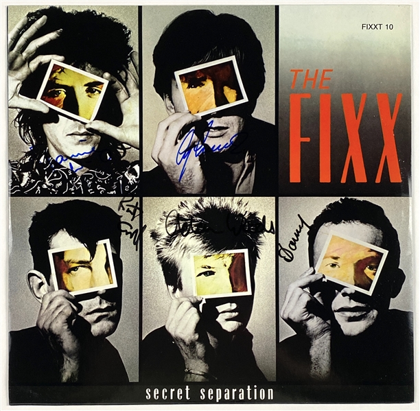 The Fixx In-Person Group Signed “Secret Separation” 12” EP (5 Sigs) (John Brennan Collection) (BAS Guaranteed)