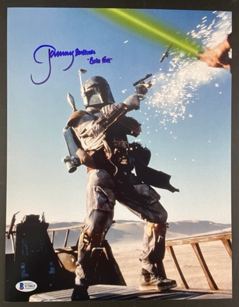 Star Wars 11" x 14" Photograph of Boba Fett Signed by Jeremy Bulloch (Beckett/BAS)