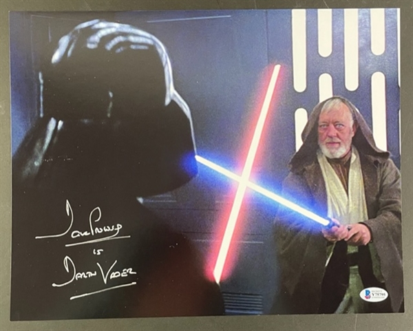 Star Wars 11" x 14" Photograph Signed & Inscribed by David Prowse (Beckett/BAS)
