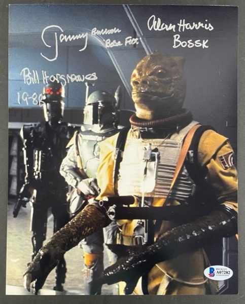 Star Wars Cast Signed 8" x 10" Photograph, Includes Jeremy Bulloch, Alan Harris and Bill Hargreaves (Beckett/BAS)