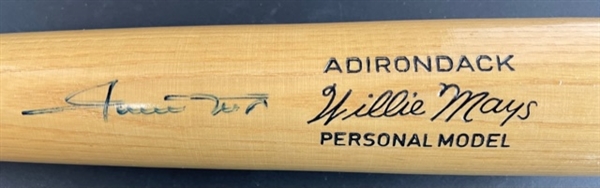 Willie Mays Adirondack Personal Model Baseball Bat (Beckett/BAS)