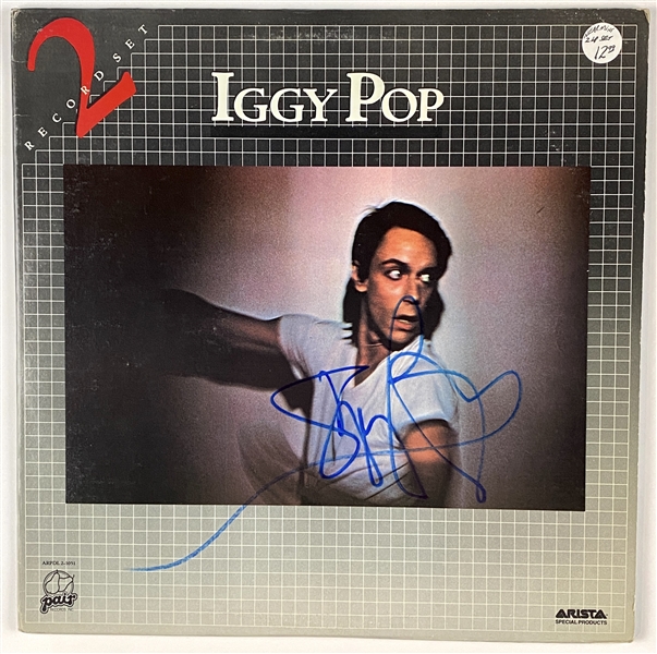 Iggy Pop In-Person Signed “Iggy Pop” Record Album (John Brennan Collection) (BAS Guaranteed)