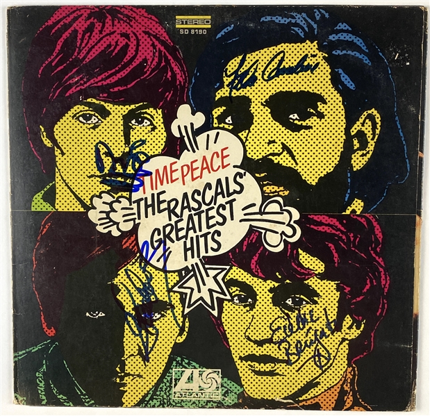 The Rascals In-Person Group Signed “Time Peace” Record Album (4 Sigs) (John Brennan Collection) (BAS Guaranteed)