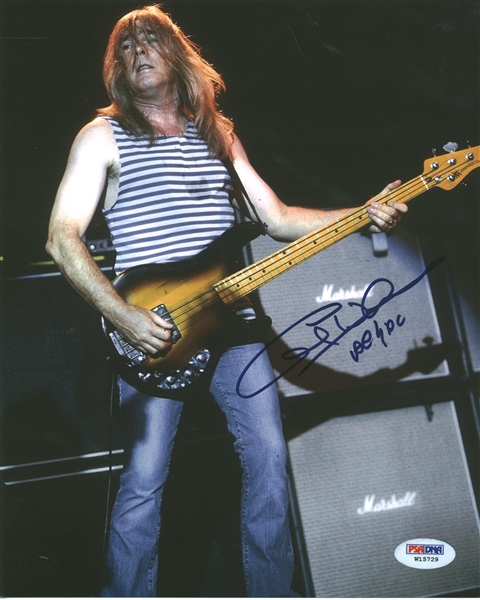AC/DC: Cliff Williams Signed Photograph (PSA/DNA)