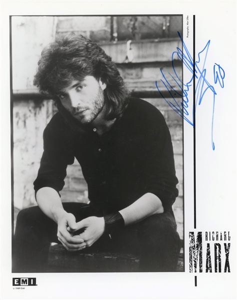 Richard Marx Signed 8" x 10" B&W Publicity Photograph (Epperson/REAL LOA)