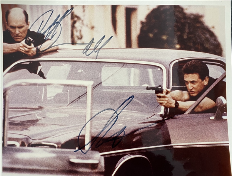 Sean Penn and Robert Duvall Signed 11" x 14" Colors Photo (JSA LOA)