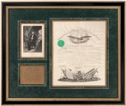 President Abraham Lincoln War Dated Signed Military Commission in Custom Framed Display (JSA LOA)
