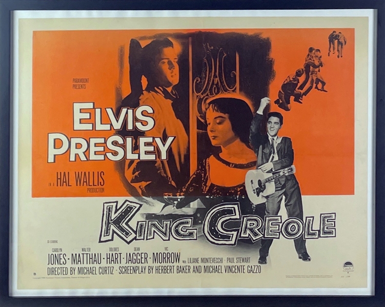 Elvis Presley: Vintage King Creole Movie Poster-Half Sheet/Style B