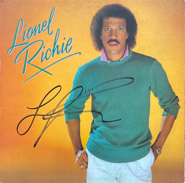 Lionel Richie Signed Self Titled Album Cover (Beckett/BAS Guaranteed)