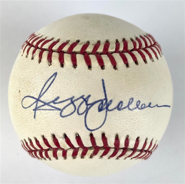 Reggie Jackson Single Signed OAL Baseball (JSA)