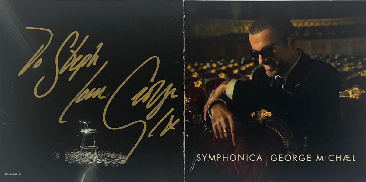 George Michael Lot of Two (2) 2015 Signed Symphonica CD & CD Booklet (Beckett/BAS Guaranteed)