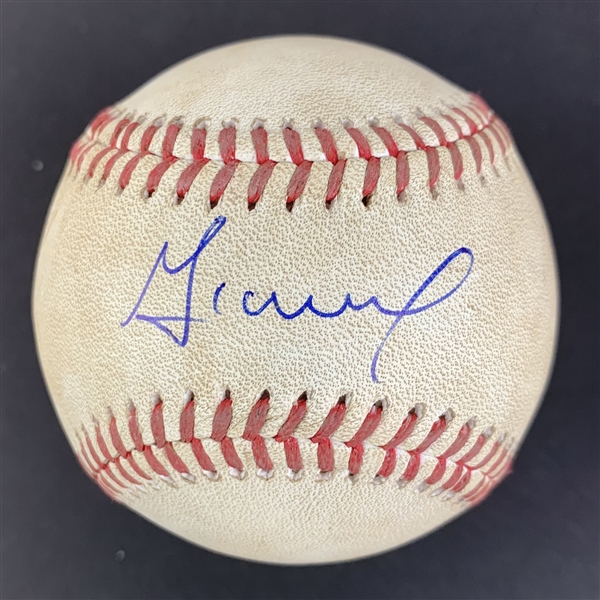 Jose Altuve Game Used & Signed OML Baseball :: Used 9-28-2021 Rays vs. Astros (PSA/DNA & MLB Hologram)