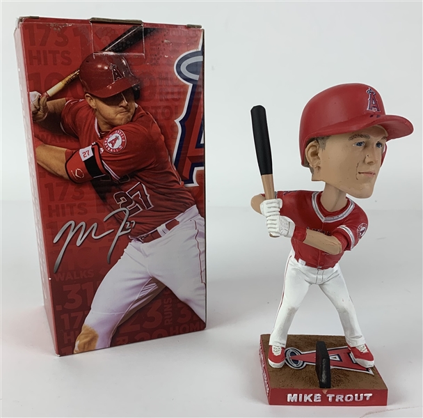 Mike Trout Signed 2016 MVP Bobblehead (PSA/DNA)