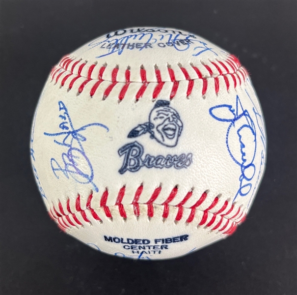 1986 Pittsburgh Pirates Signed Signed Baseball w/ Sigs from Bonds, Belliard, & More (Beckett/BAS Guaranteed)