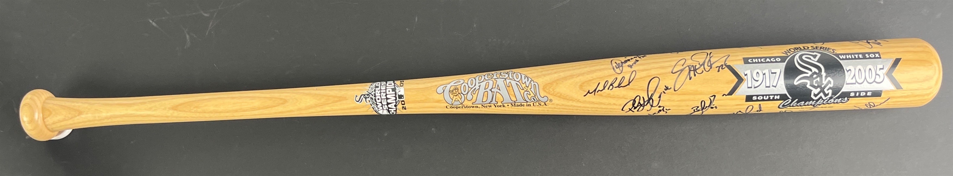 Multi-Signed Ltd. Ed. 2005 White Sox World Series Champions Signed Cooperstown Bat (Beckett/BAS Guaranteed)