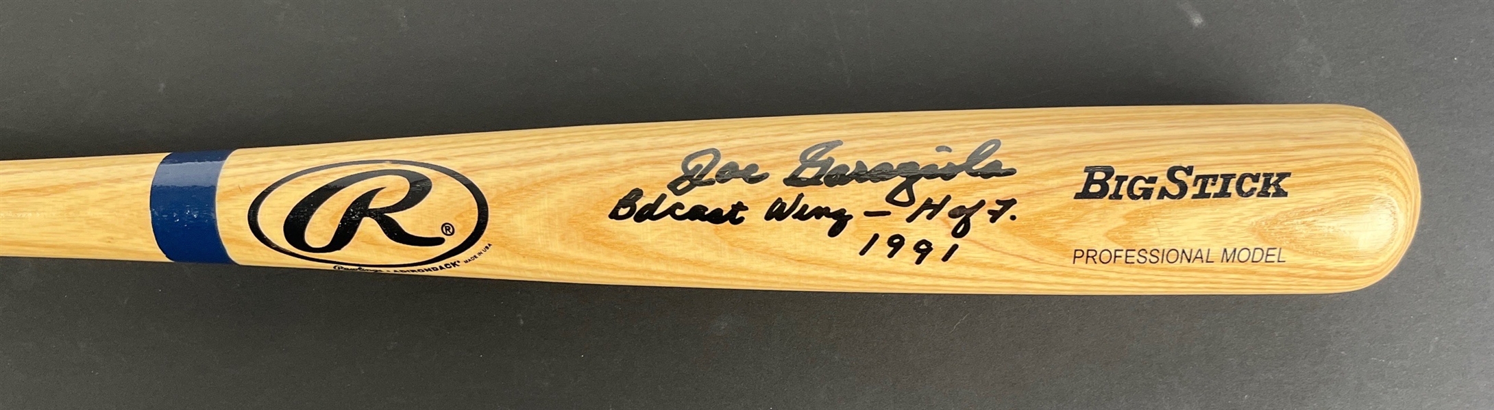 Joe Garagiola Signed Big Stick Bat (Beckett/BAS Guaranteed)