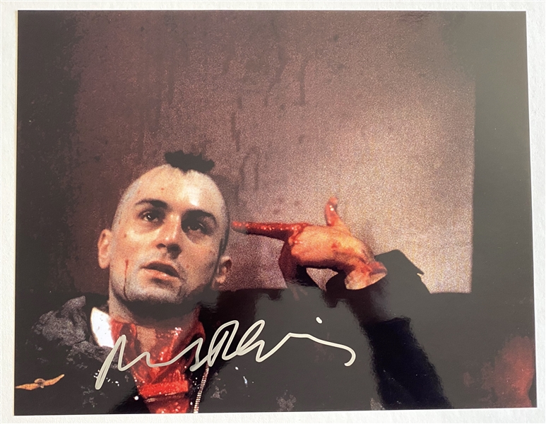 Robert De Niro “Taxi Driver” In-Person Signed 14” x 11” Photo (JSA Authentication)  