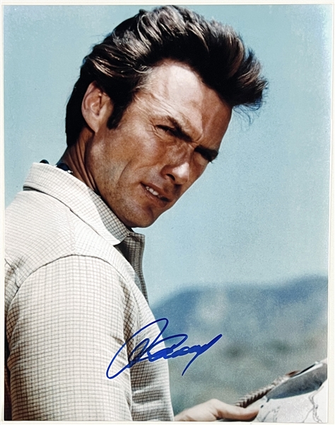 Clint Eastwood In-Person Signed 11” x 14” Photo (K9Graphs) (Beckett/BAS Guaranteed)