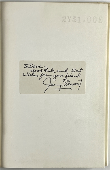 Jimmy Stewart Signed “The Films of James Stewart” Book (Beckett/BAS Guaranteed)