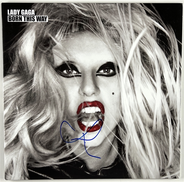 Lady Gaga Signed “Born This Way” Record Album (Beckett/BAS Guaranteed)