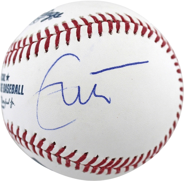 Eric Clapton Single Signed OML Baseball (JSA)