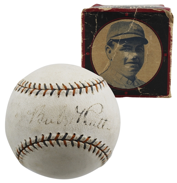 Lot Detail Babe Ruth Signed Spalding Babe Ruth Home Run Special