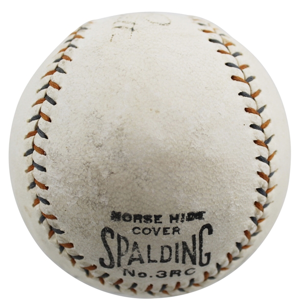 Lot Detail Babe Ruth Signed Spalding Babe Ruth Home Run Special