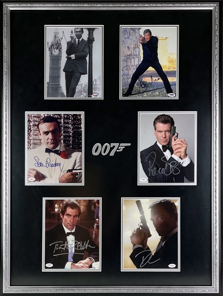 Lot Detail James Bond 007 Custom Matted Framed Display Including