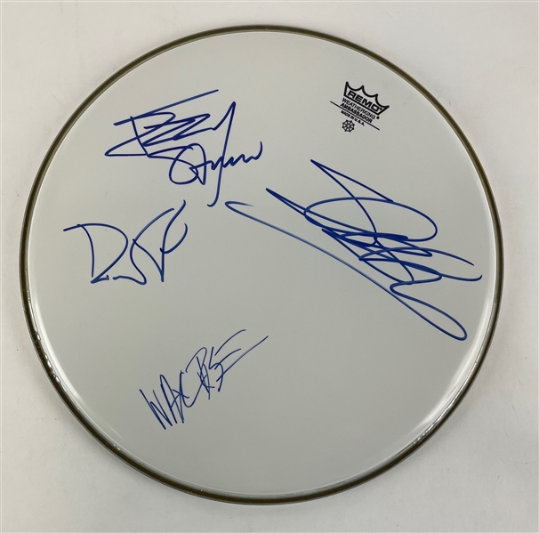 Guns N Roses Group Signed 14" Drumhead (Epperson/REAL LOA)