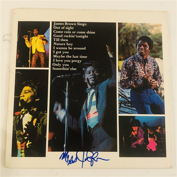 James Brown In-Person Signed "Sings out of Sight" Album Record (John Brennan Collection) (Beckett Authentication)