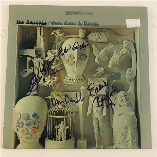 The Rascals Group Signed "Once Upon a Dream" Album Record (4 Sigs) (John Brennan Collection) (JSA Authentication)