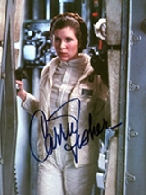 Carrie Fisher Signed 8" x 10" Photo (Third Party Guaranteed)