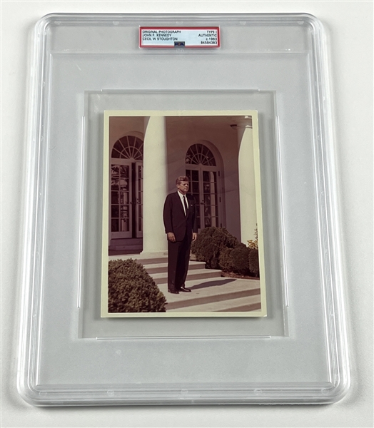 John F. Kennedy Vintage Original “Type I” White House Photo (PSA Encapsulated; Ex. Stoughton Collection) 