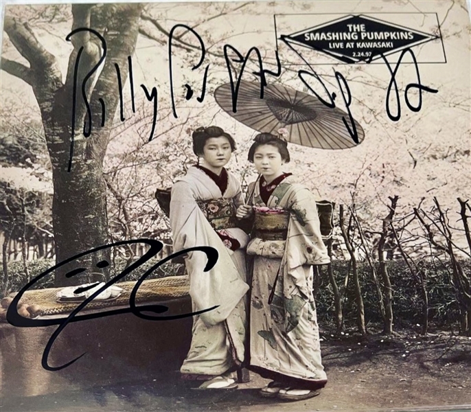 Smashing Pumpkins Dual-Signed Corgan & Chamberlin "Live at Kawasaki" Album Record (2 Sigs) (Beckett/BAS LOA)  